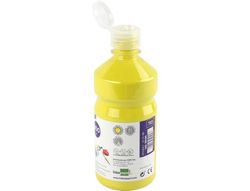 Tempera Liquida Liderpapel Escolar 500 Ml Amarillo Limon