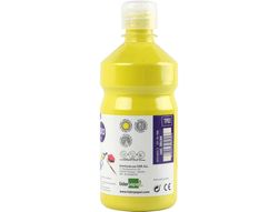 Tempera Liquida Liderpapel Escolar 500 Ml Amarillo Limon