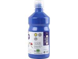 Tempera Liquida Liderpapel Escolar 500 Ml Azul Marino