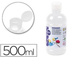 Tempera Liquida Liderpapel Escolar 500 Ml Blanco