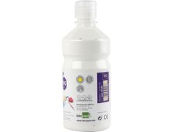 Tempera Liquida Liderpapel Escolar 500 Ml Blanco