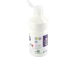 Tempera Liquida Liderpapel Escolar 500 Ml Blanco