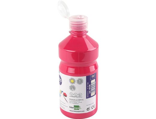 Tempera Liquida Liderpapel Escolar 500 Ml Fucsia