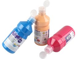 Tempera Liquida Liderpapel Escolar 500 Ml Naranja