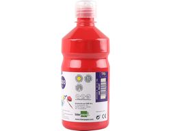 Tempera Liquida Liderpapel Escolar 500 Ml Rojo