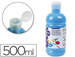 Tempera Liquida Liderpapel Escolar 500 Ml Turquesa