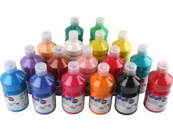 Tempera Liquida Liderpapel Escolar 500 Ml Verde Oscuro