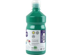 Tempera Liquida Liderpapel Escolar 500 Ml Verde Oscuro