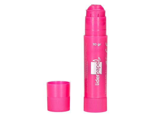 Tempera solida en barra liderpapel escolar 10 gr caja de 12 colores surtidos