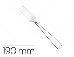Tenedor lacor mesa hotel acero inoxidable 18/10 longitud 190 mm