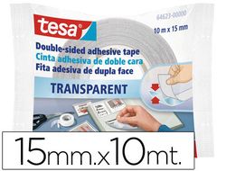 Tesa Cinta adhesiva 10m x15mm Doble cara