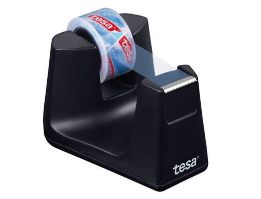 Tesa Portarrollos de sobremesa Easy Cut Smart negro rollos de 33m