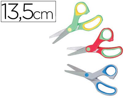 Tijera Escolar Liderpapel -Soft Ergonomica Unidad