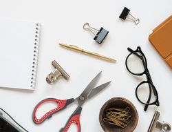 Tijera liderpapel titanio hoja curva 16,5 cm falicilidad corte y durabilidad incluye funda