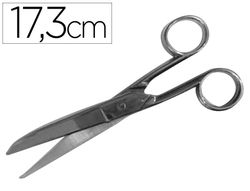Tijera oficina acero inoxidable 6,8\" 17,3 cm