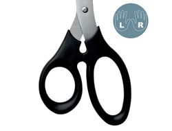 Tijera oficina leitz acero inoxidable 185 mm color negro