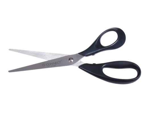 Tijera Oficina Q-Connect Inoxidable 8" -20 cm -Blister