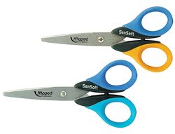 Tijeras Maped Sensoft 13 cm colores aleatorios