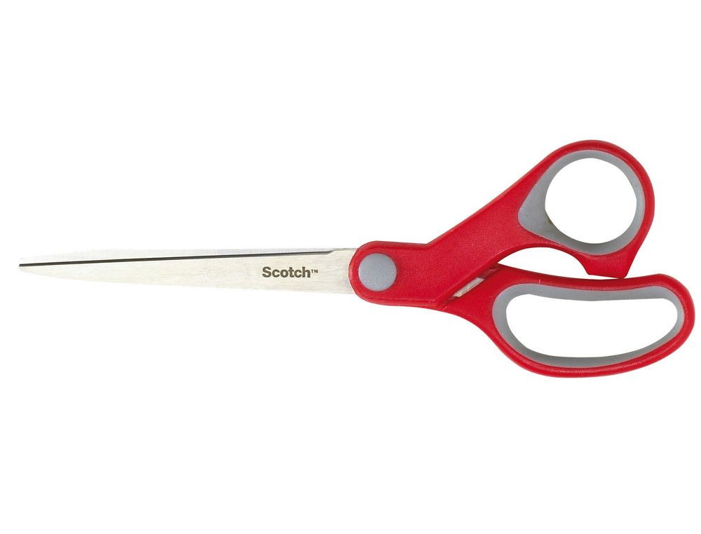 Tijeras rojas confort de 18 cm Scotch
