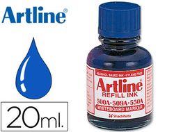 Tinta Artline Azul para Rotulador Pizarra Blanca 500-A Frasco de 20 Ml