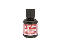Tinta Artline Negro para Rotulador Pizarra Blanca 500-A Frasco de 20 Ml