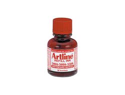 Tinta Artline Rojo para Rotulador Pizarra Blanca 500-A Frasco de 20 Ml