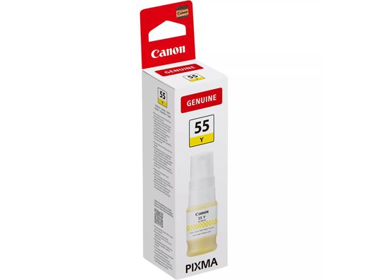 Tinta canon gi-55y amarillo botella 40 ml