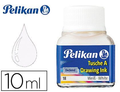 Tinta China Pelikan Blanco