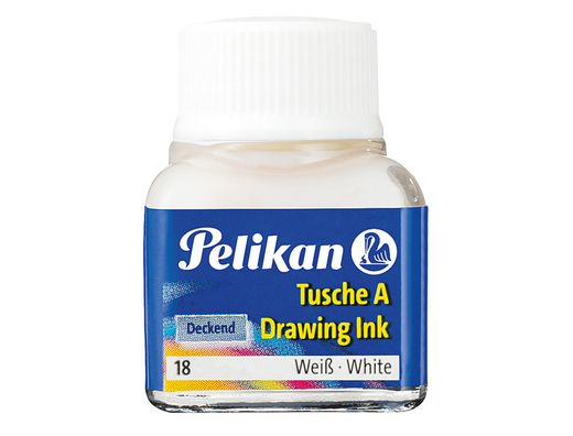 Tinta China Pelikan Blanco
