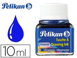 Tinta china Pelikan con dosificador azul ultramar