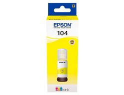 Tinta epson ecotank 104 et-2710 / 2711 / 2712 / 2720 / 2726 / 4700 amarillo 7500 paginas