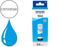 Tinta epson ecotank 104 et-2710 / 2711 / 2712 / 2720 / 2726 / 4700 cian 7500 paginas