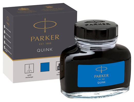 Tinta estilografica parker azul real -frasco