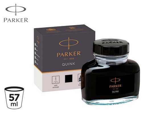Tinta Estilografica Parker Negra -Frasco
