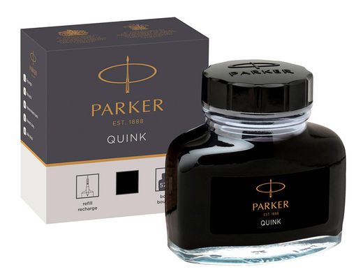 Tinta Estilografica Parker Negra -Frasco