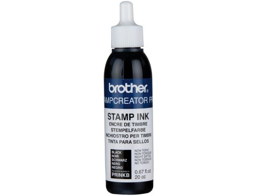 Tinta para reentintado negro 20 cc para sellos automaticos brother