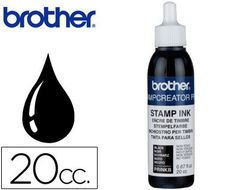 Tinta para reentintado negro 20 cc para sellos automaticos brother
