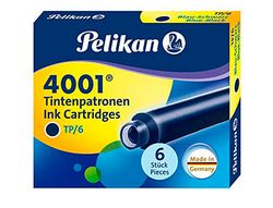 Tinta Pelikan estilográfica azul negro (6 unidades)