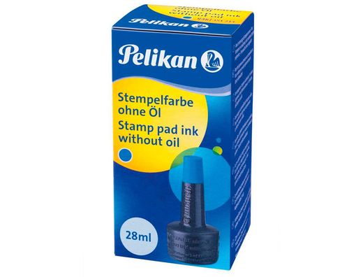 Tinta Pelikan para sellar azul 28 ml