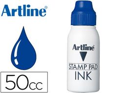 Tinta Tampon Artline Azul -Frasco de 50 Cc