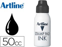 Tinta Tampon Artline Negra -Frasco de 50 Cc