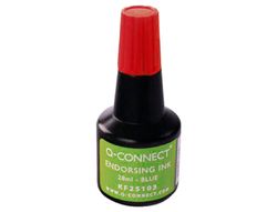 Tinta Tampon Q-Connect Rojo -Frasco de 28 Ml