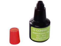 Tinta Tampon Q-Connect Rojo -Frasco de 28 Ml