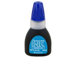 Tinta x'stamper quix para sellos azul bote de 20 ml