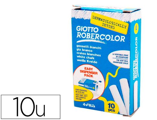 Tiza blanca Fila (10 unidades)