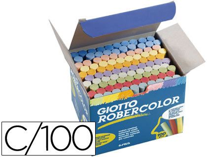 Tiza colores Fila (100 unidades)