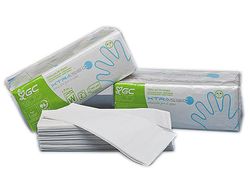 Toalla de Papel Mano Engarzada Ecologica -22,5X31 cm 2 Capas -Paquete con 144 Unidades