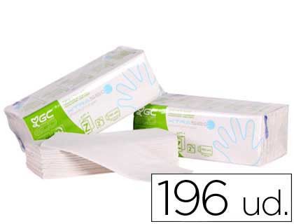 Toalla de Papel Mano Engarzada Ecologica Xtrasec 20X23 cm 2 Capas Paquete con 196 Unidades
