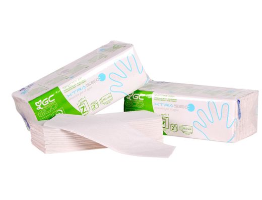 Toalla de Papel Mano Engarzada Ecologica Xtrasec 20X23 cm 2 Capas Paquete con 196 Unidades