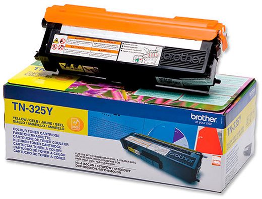 Toner Brother original amarillo TN325Y